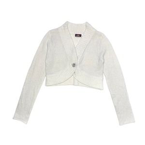 Jordache Vintage y2k White Shrug Sweater
